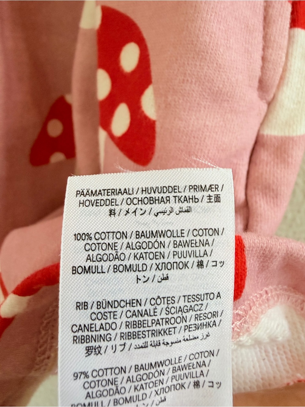 Mini Boden pink mushroom sweatshirt dress - Picture 7 of 8